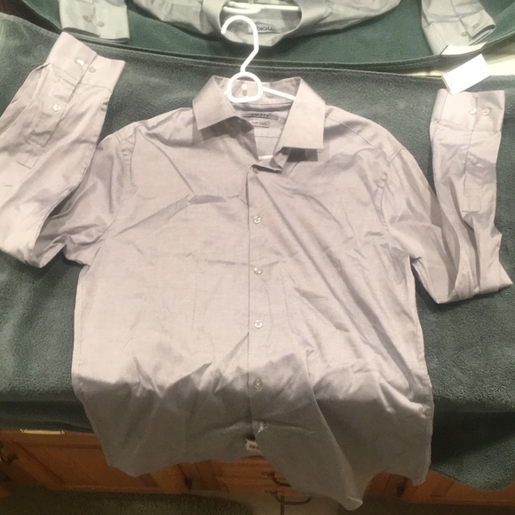 dkny slim fit dress shirt